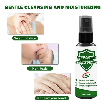 30/50/100ml Hands Free Disinfectant Disinfection Spray Hand Sanitizer Inhibit Baterial and Virus Healthy Protection Supply
30/50/100ml Hands Free Disinfectant Disinfection Spray Hand Sanitizer Inhibit Baterial and Virus Healthy Protection Supply
