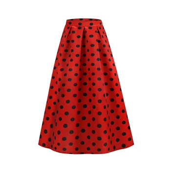 Plus Size 3XL Women Summer Long Skirt Black Polka Dot Vintage Skirt Robe 2019 High Waist Ankle-Length Maxi Skirts Jupe Longa
Plus Size 3XL Women Summer Long Skirt Black Polka Dot Vintage Skirt Robe 2019 High Waist Ankle-Length Maxi Skirts Jupe Longa