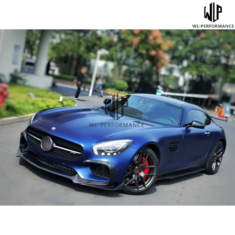 Amg Gt R Stil Hohe Qualitat Carbon Fiber Front Bumper Splitter Lip Auto Styling Fur Mercedes Benz Amg Gt Gts R Stil Auto Korper Kit Body Kits Aliexpress