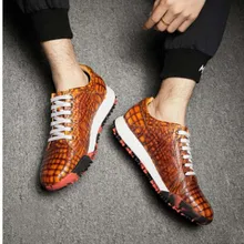 ourui crocodile skull leather male Running shoes Brush color Genuine crocodile leather lace-up Sports shoes men shoes
ourui crocodile skull leather male Running shoes Brush color Genuine crocodile leather lace-up Sports shoes men shoes