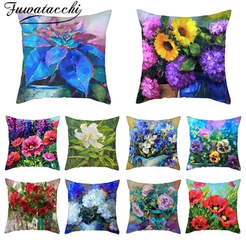 Fuwatacchi Double Sides Plant Printed Pillow Cover Various Flowers Photo Cushion Cover for Home Sofa Decoration Throw Pillowcase
Fuwatacchi Double Sides Plant Printed Pillow Cover Various Flowers Photo Cushion Cover for Home Sofa Decoration Throw Pillowcase
