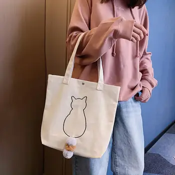 Hot Sale Handbags Multi-function Solid Canvas Handbags Women Large Capacity Totes Shopping Cat Printed Shoulder Bags
Hot Sale Handbags Multi-function Solid Canvas Handbags Women Large Capacity Totes Shopping Cat Printed Shoulder Bags