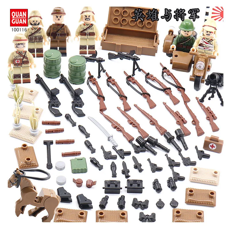 WW2 legoinglys Battlefront Player Unknown military army building block Soldier Weapon Gun Heroes Generals 100129 
WW2 legoinglys Battlefront Player Unknown military army building block Soldier Weapon Gun Heroes Generals 100129