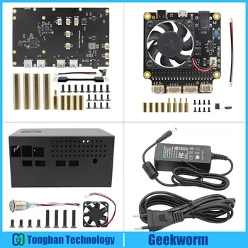 Raspberry Pi X835 3.5" SATA HDD Expansion Board+Metal Case+X735 Power Management Board+Power Adapter for Raspberry Pi 4 Model B 
Raspberry Pi X835 3.5" SATA HDD Expansion Board+Metal Case+X735 Power Management Board+Power Adapter for Raspberry Pi 4 Model B