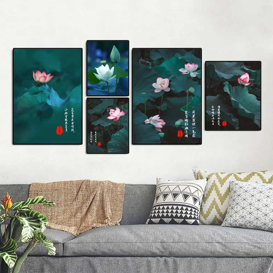Modern Home Decor Chinese Style Personality Wall Painting Simple Canvas Paintings Bedroom Lotus At Night For Living Room
Modern Home Decor Chinese Style Personality Wall Painting Simple Canvas Paintings Bedroom Lotus At Night For Living Room