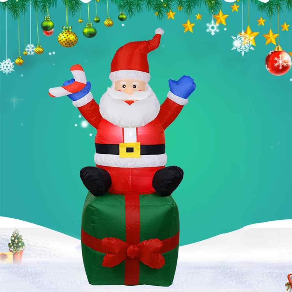 lighted santa christmas yard decoration inflatable santa claus