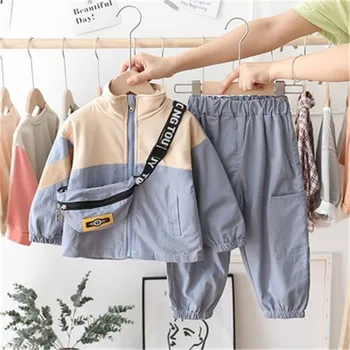 New Kids Fashion Set Coat+ Pant+Bag 3Pcs suit Baby Boys Girls Clothes set 2020 Spring Autumn Children's Clothing boy clothes
New Kids Fashion Set Coat+ Pant+Bag 3Pcs suit Baby Boys Girls Clothes set 2020 Spring Autumn Children's Clothing boy clothes