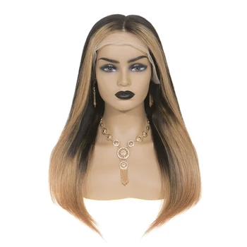 Sevengirls 13*6 Brazilian Remy Hair Lace Front Wig Straight Ombre Blonde Highlights Color Middle Part Pre Plucked Human Hair Wig
Sevengirls 13*6 Brazilian Remy Hair Lace Front Wig Straight Ombre Blonde Highlights Color Middle Part Pre Plucked Human Hair Wig