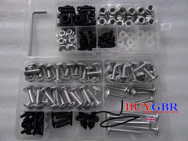 Fairings Whole Set Sniversal Screws Silver for Honda for Suzuki for Kawasaki for Ducati for BMW for Triumph for Aprilia ETC..
Fairings Whole Set Sniversal Screws Silver for Honda for Suzuki for Kawasaki for Ducati for BMW for Triumph for Aprilia ETC..