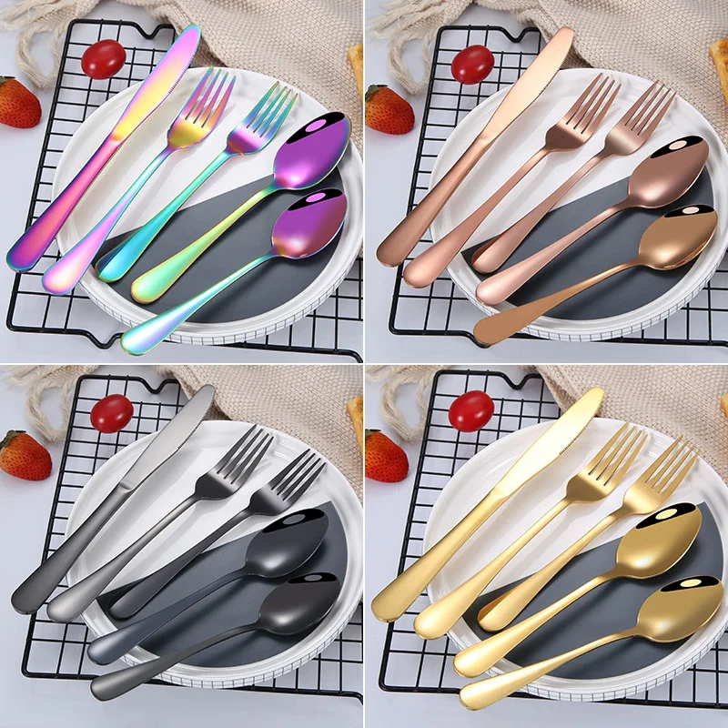 Fun Fervent Rainbow Colors Dinnerware Set Modern Design Travel Cutlery Set Tableware Kitchen Kitchenware Home Decoration
Fun Fervent Rainbow Colors Dinnerware Set Modern Design Travel Cutlery Set Tableware Kitchen Kitchenware Home Decoration