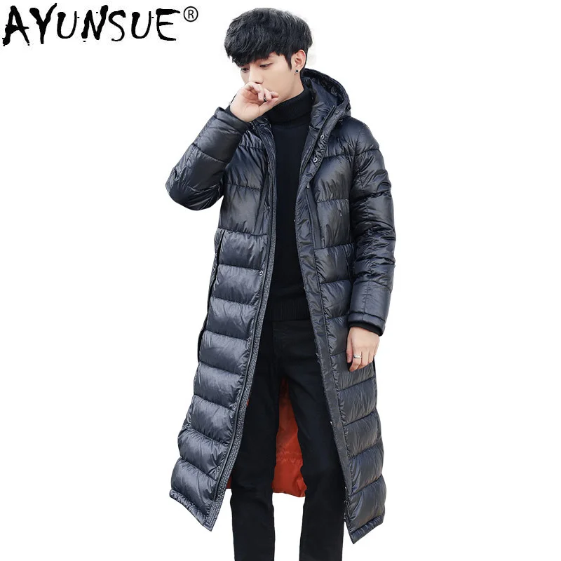 AYUNSUE Men's Winter Down Jacket Hooded Thick Long Coat 90% White Goose Down Jacket Korean Parka Doudoune Homme 1806 KJ3096
AYUNSUE Men's Winter Down Jacket Hooded Thick Long Coat 90% White Goose Down Jacket Korean Parka Doudoune Homme 1806 KJ3096