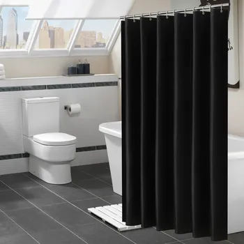 Solid color thickened shower curtain waterproof and mildew proof polyester shower curtain toilet bathroom partition curtain
Solid color thickened shower curtain waterproof and mildew proof polyester shower curtain toilet bathroom partition curtain