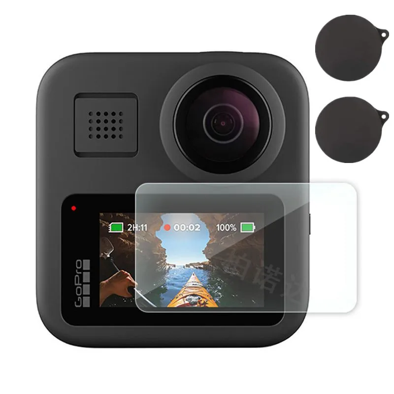Набор для экшн-камеры Gopro Max 360 градусов 9H закаленное стекло Защита экрана с