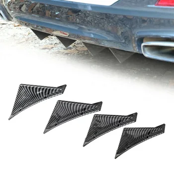 4X Carbon Fiber Style Car Rear Bumper Diffuser Fin Spoiler Lip Wing Splitter Kit High Quality ABS Carbon Fiber Car Stickers
4X Carbon Fiber Style Car Rear Bumper Diffuser Fin Spoiler Lip Wing Splitter Kit High Quality ABS Carbon Fiber Car Stickers