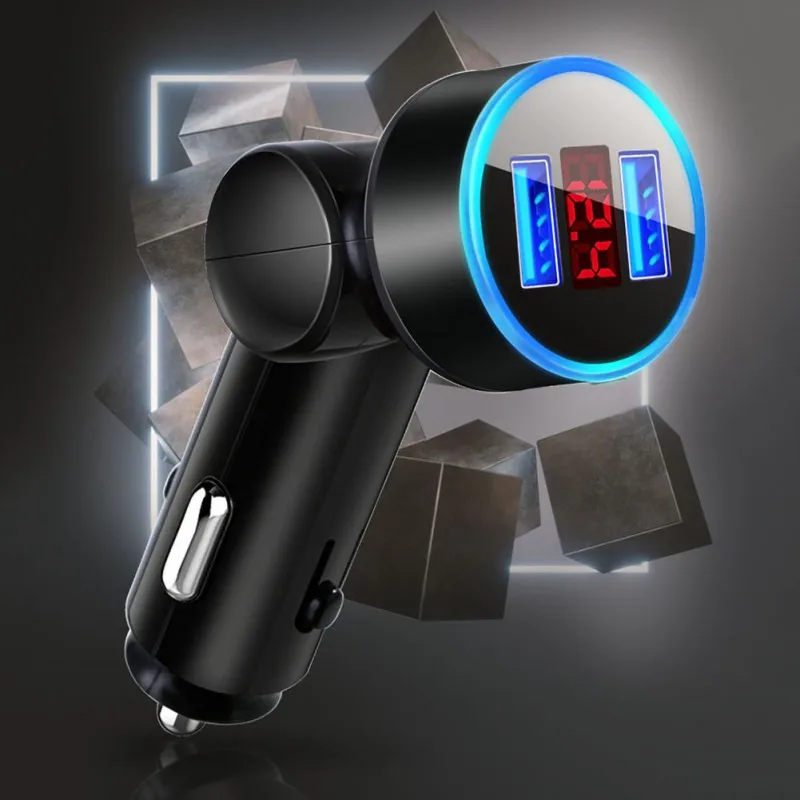 Multi-Function Rotating Car Music Player USB LED Display Voltmeter Electric Car Detector Current Meters
Multi-Function Rotating Car Music Player USB LED Display Voltmeter Electric Car Detector Current Meters