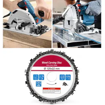 Wood Carving Disc Woodworking Sculpting Chain Saw Grinder for Angle Grinding Multifunctional Turntable Saw Blade
Wood Carving Disc Woodworking Sculpting Chain Saw Grinder for Angle Grinding Multifunctional Turntable Saw Blade