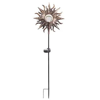 Retro Sun Flower Shape Wrought Iron Solar Lamp Home Lighting Garden Outdoor Decoration Q8G1
Retro Sun Flower Shape Wrought Iron Solar Lamp Home Lighting Garden Outdoor Decoration Q8G1