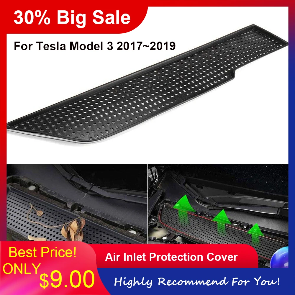 NEW Air Conditioning Air Inlet Protection Cover Dustproof Anti-dirty Purification Air Filter For Tesla Model 3 2017~2019
NEW Air Conditioning Air Inlet Protection Cover Dustproof Anti-dirty Purification Air Filter For Tesla Model 3 2017~2019