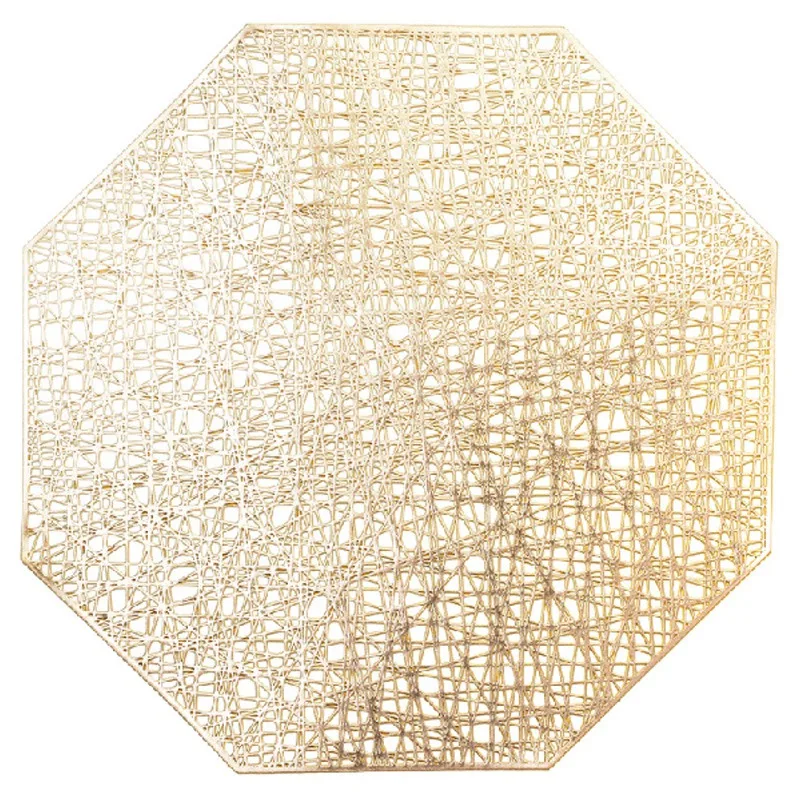 Placemats for Dining Table Set Of 6 Place Mats Octagonal Non Slip for Dinner Table (Gold)
Placemats for Dining Table Set Of 6 Place Mats Octagonal Non Slip for Dinner Table (Gold)