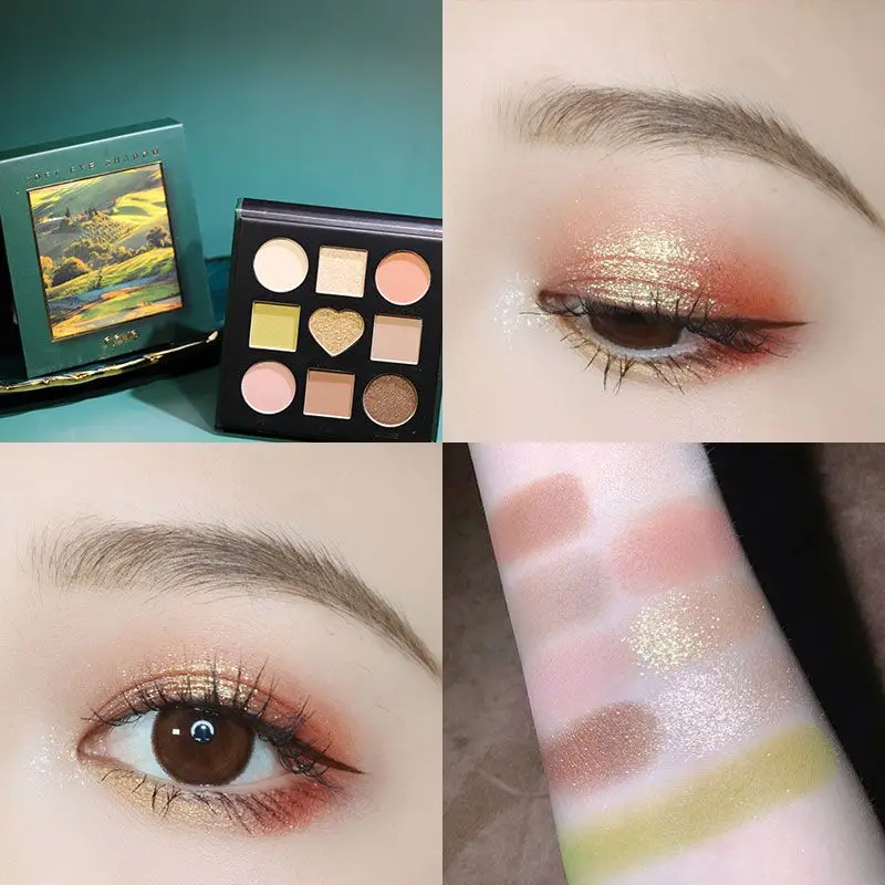Oil Painting Landscape 9 Colors Eyeshadow Matte Pearlescent no Smudging Lasting Beginner Eyeshadow Palette Makeup Tools
Oil Painting Landscape 9 Colors Eyeshadow Matte Pearlescent no Smudging Lasting Beginner Eyeshadow Palette Makeup Tools