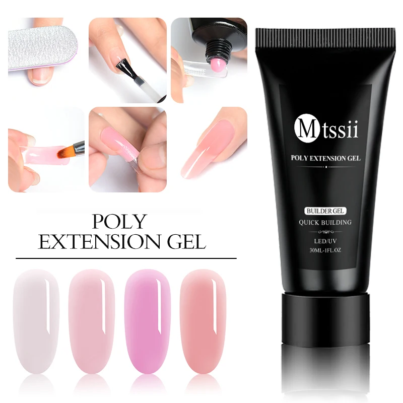 Mtssii 30ml Nail Acrylic Poly UV Gel Pink Clear Crystal UV LED Builder Gel Tips Quick Extension Gel for Manicure Nail Art
Mtssii 30ml Nail Acrylic Poly UV Gel Pink Clear Crystal UV LED Builder Gel Tips Quick Extension Gel for Manicure Nail Art