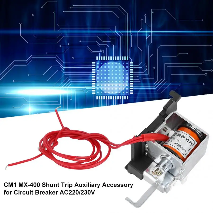 Circuit Breaker Accessories CM1 MX-400 Shunt Release Trip Alarm Contact for Circuit Breaker AC220/230V
Circuit Breaker Accessories CM1 MX-400 Shunt Release Trip Alarm Contact for Circuit Breaker AC220/230V