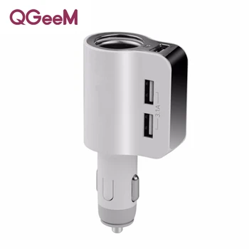 QGeeM 3 USB Car Charger 3.1A DC5V Cigarette Lighter Socket Adapter for Car Recorder Samsung Xiaomi iPhone USB Tablet Charger
QGeeM 3 USB Car Charger 3.1A DC5V Cigarette Lighter Socket Adapter for Car Recorder Samsung Xiaomi iPhone USB Tablet Charger