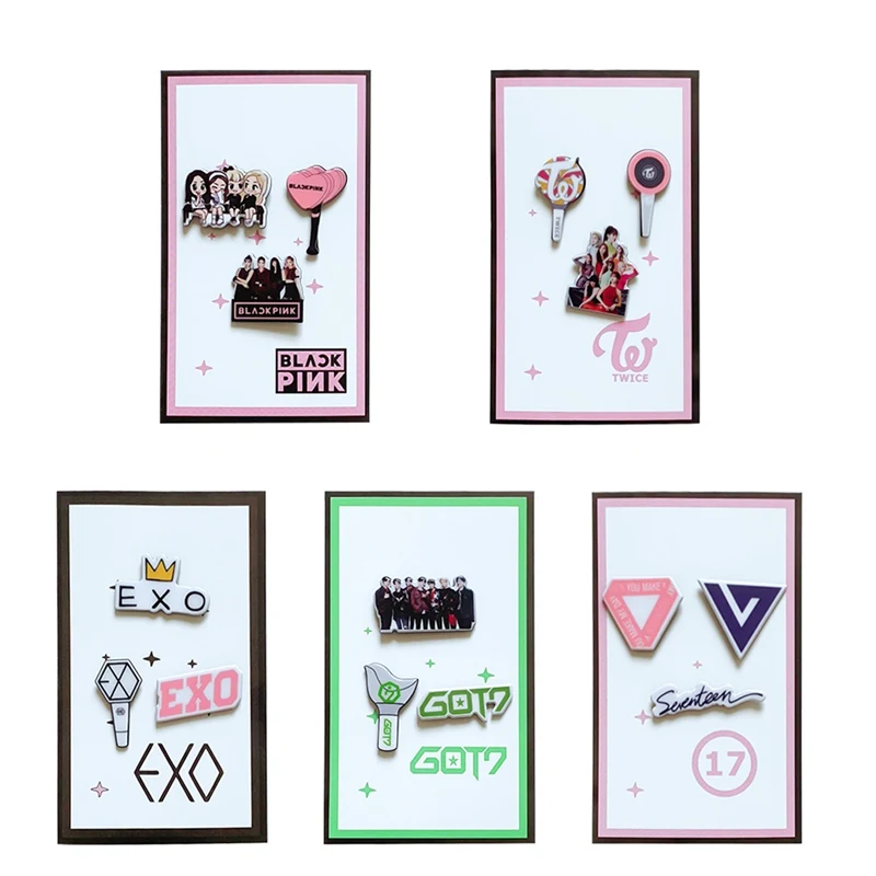 Korean Combination Group Pin BLACKPINK TWICE EXO GOT7 SEVENTEEN LOGO Enamel Brooch Gift For Friend Fans
Korean Combination Group Pin BLACKPINK TWICE EXO GOT7 SEVENTEEN LOGO Enamel Brooch Gift For Friend Fans