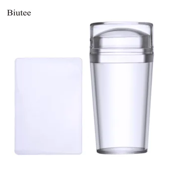 Biutee New Design Pure Clear Jelly Silicone Nail Art Stamper Scraper with Cap Transparent 2.9cm Nail Stamp Stamping Tools
Biutee New Design Pure Clear Jelly Silicone Nail Art Stamper Scraper with Cap Transparent 2.9cm Nail Stamp Stamping Tools