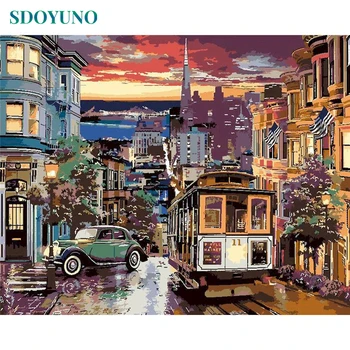 SDOYUNO 40x50cm Painting By Numbers Street Bus Frameless DIY Pictures By Numbers On Canvas Landscape Home Decoration Gift
SDOYUNO 40x50cm Painting By Numbers Street Bus Frameless DIY Pictures By Numbers On Canvas Landscape Home Decoration Gift