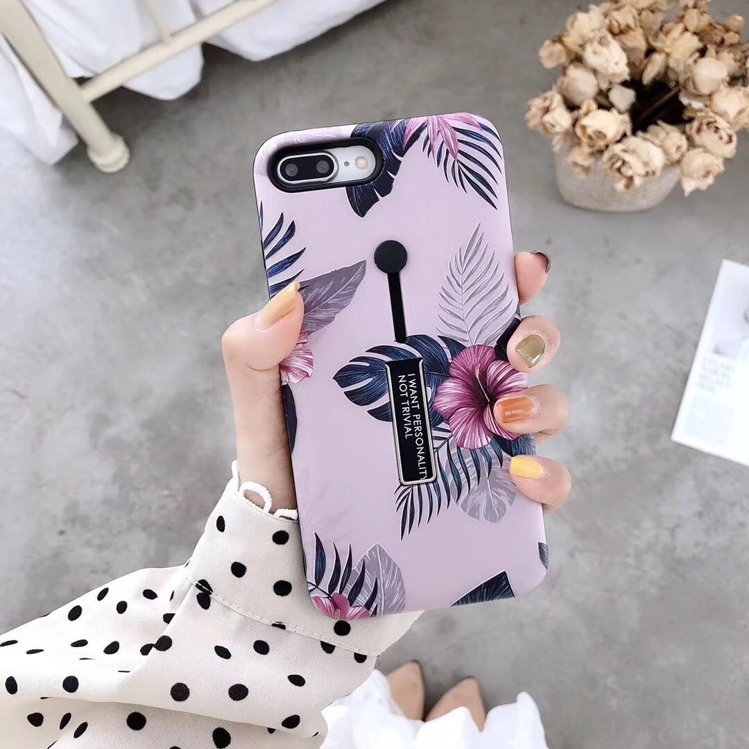 Loop Ring Standing Phone Case For iPhone X XS Max 6 6S 7 8 Plus Fashion Flower Leaves Hide Holder Stand Cover For iPhone XR Case
Loop Ring Standing Phone Case For iPhone X XS Max 6 6S 7 8 Plus Fashion Flower Leaves Hide Holder Stand Cover For iPhone XR Case