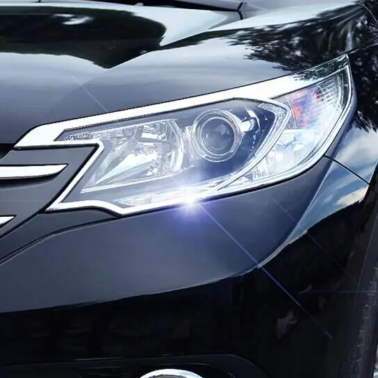 Car styling front head light lamp hood molding frame stick ABS chrome cover trim for Honda CRV 2012 2013 2014
Car styling front head light lamp hood molding frame stick ABS chrome cover trim for Honda CRV 2012 2013 2014