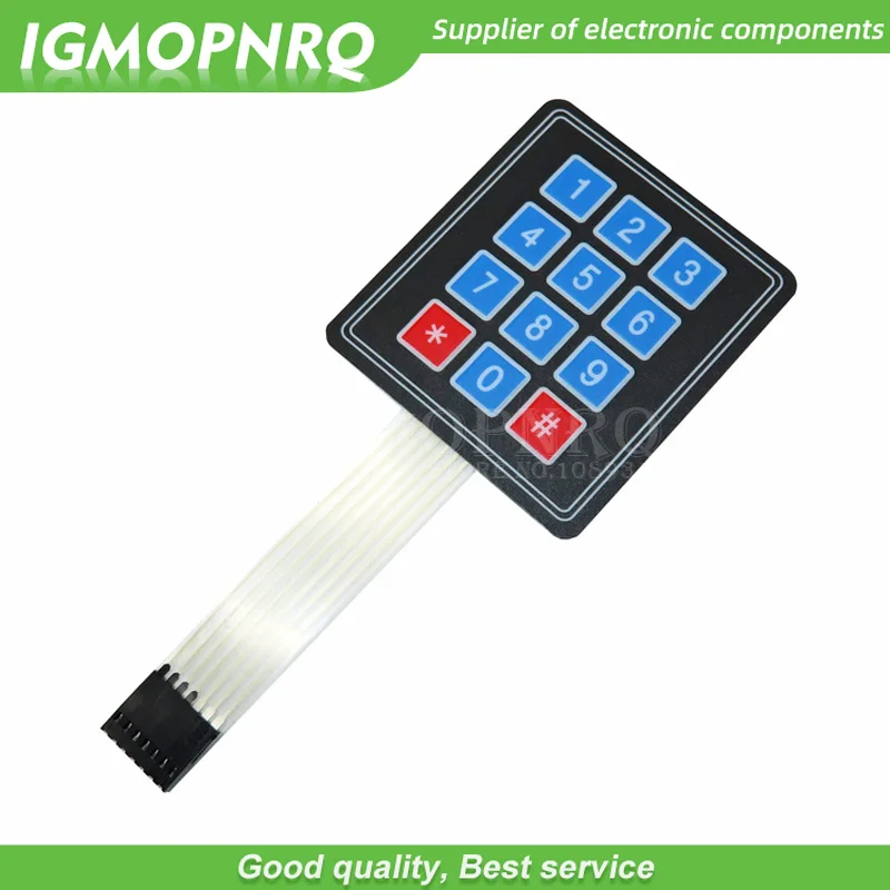 1pcs NEW 12 Key Membrane Switch Keypad 4 x 3 4*3 Matrix Array Matrix keyboard number 0-9
1pcs NEW 12 Key Membrane Switch Keypad 4 x 3 4*3 Matrix Array Matrix keyboard number 0-9