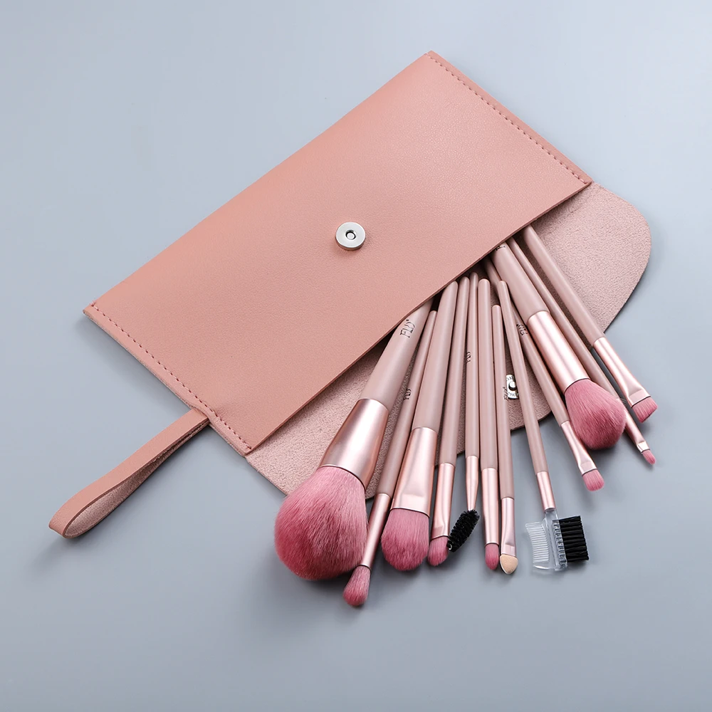 FLD 12pcs Wood Handle Pink Makeup Brushes Set Bag Foundation Eyebrow Comb Eyelash Spoolies Sponge Eyeshadow Brush Cosmetic Tool
FLD 12pcs Wood Handle Pink Makeup Brushes Set Bag Foundation Eyebrow Comb Eyelash Spoolies Sponge Eyeshadow Brush Cosmetic Tool