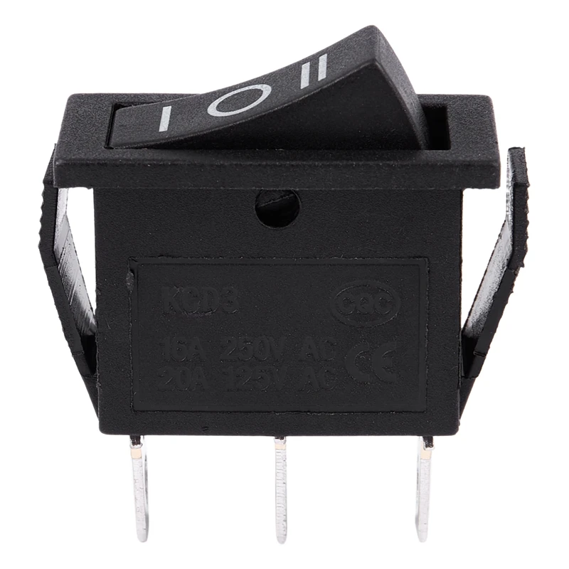 

Hot AC15A/250V 20A/125V 3 Pin SPDT ON-OFF-ON 3 Position Snap Rocker Switch