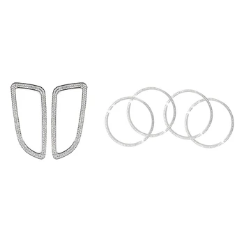 4Pcs Crystal Air Vents Outlet Caps for Benz E Class W213 E200L E300L E320L & 2x Crystal Dashboard Air Vent Outlet Cover
4Pcs Crystal Air Vents Outlet Caps for Benz E Class W213 E200L E300L E320L & 2x Crystal Dashboard Air Vent Outlet Cover
