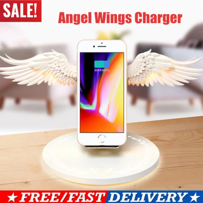 Hot Qi 10W Wireless Charging Base Angel Wings 3.0 Fast Charger Type C for iPhone X XR Smasung S9 S10 Plus for Huawei Xiaomi
Hot Qi 10W Wireless Charging Base Angel Wings 3.0 Fast Charger Type C for iPhone X XR Smasung S9 S10 Plus for Huawei Xiaomi