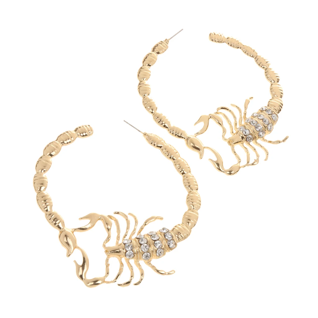 New Huggie Scorpion Crystal Hoop Circle Drop Ear Earrings Punk Jewelry Dangle Design Earring
New Huggie Scorpion Crystal Hoop Circle Drop Ear Earrings Punk Jewelry Dangle Design Earring