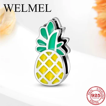Yellow Enamel Pineapple 925 Sterling Silver Clip Beads Charms Fit Reflection Watch Bracelet Silver 925 Original Jewelry Making
Yellow Enamel Pineapple 925 Sterling Silver Clip Beads Charms Fit Reflection Watch Bracelet Silver 925 Original Jewelry Making
