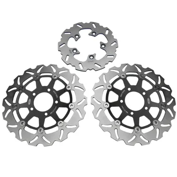 Motorcycle Front Rear Brake Disc Rotors Set For Suzuki GSXR 600 750 K4 2004 2005 & GSXR 1000 K3 2003 2004 Black
Motorcycle Front Rear Brake Disc Rotors Set For Suzuki GSXR 600 750 K4 2004 2005 & GSXR 1000 K3 2003 2004 Black