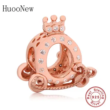 Fit Original Pandora Charm Bracelet 925 Sterling Silver Cinderella Princess Rose Gold Crown Car Bead Jewelry Making Berloque DIY
Fit Original Pandora Charm Bracelet 925 Sterling Silver Cinderella Princess Rose Gold Crown Car Bead Jewelry Making Berloque DIY