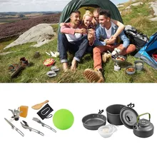 Outdoor Camping Cooking Set Kettle 2-3 People Cookware Kit For Travel Hiking Outdoor Tourism Tableware Pot Frying Pan Picnic
Outdoor Camping Cooking Set Kettle 2-3 People Cookware Kit For Travel Hiking Outdoor Tourism Tableware Pot Frying Pan Picnic