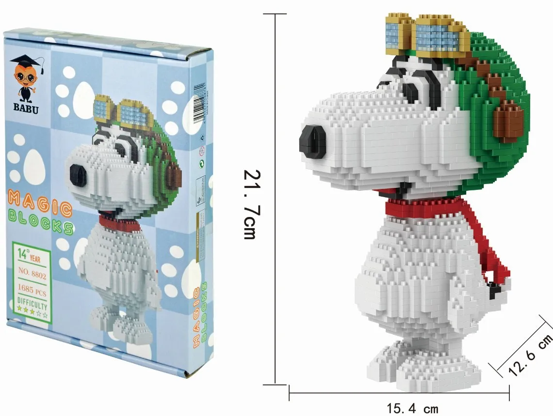 Babu Small Particles Mini Building Blocks Educational Toy Fight Inserted 8802 Eyes Snoopy Children'S Educational Toy
Babu Small Particles Mini Building Blocks Educational Toy Fight Inserted 8802 Eyes Snoopy Children'S Educational Toy