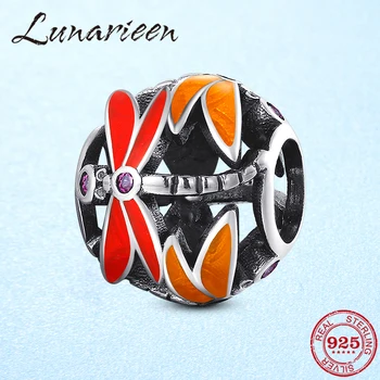 Hot 925 Sterling Silver Colorful Enamel Dragonfly Charms Beads Fits Original Pandora Charms Bracelet Bangles DIY Jewelry Making
Hot 925 Sterling Silver Colorful Enamel Dragonfly Charms Beads Fits Original Pandora Charms Bracelet Bangles DIY Jewelry Making
