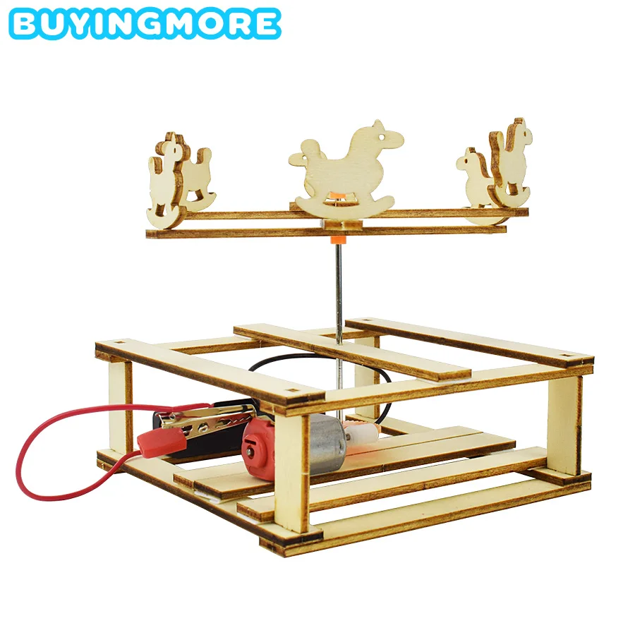 Merry-go-round Model DIY Kit Science Toys for Children Hand-assembled Healthy Wooden Model Kit Creative Physics Educational Toys
Merry-go-round Model DIY Kit Science Toys for Children Hand-assembled Healthy Wooden Model Kit Creative Physics Educational Toys