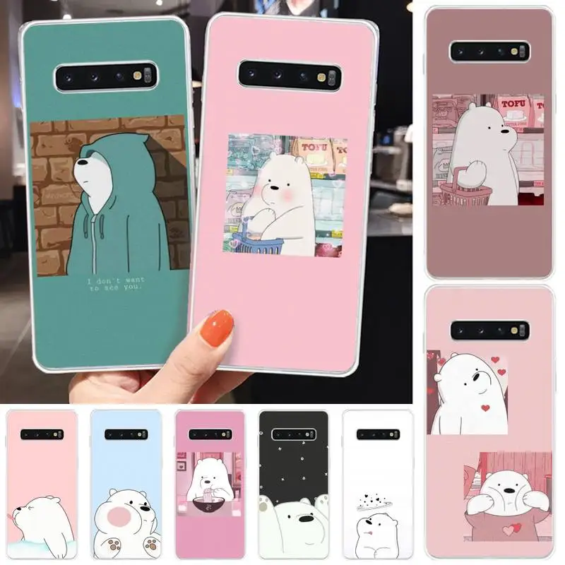 Ivits polar bear Black Soft Shell Phone Case Capa For Samsung S6 S7 S7edge S8 S8plus S9 S9plus S10 S10 plus E
Ivits polar bear Black Soft Shell Phone Case Capa For Samsung S6 S7 S7edge S8 S8plus S9 S9plus S10 S10 plus E