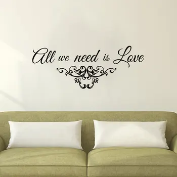 All We Need Is Love Wall Sticker Living Room Removable Flower Pattern Decal Nursery Bedroom Home Decor Art Murals
All We Need Is Love Wall Sticker Living Room Removable Flower Pattern Decal Nursery Bedroom Home Decor Art Murals