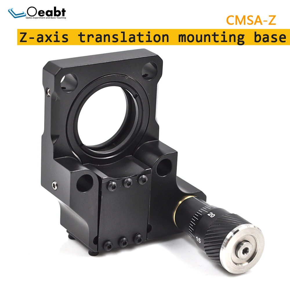 CMSA-Z objective mount z-axis translation mount translation table displacement single axis mirror mount micrometer micro head
CMSA-Z objective mount z-axis translation mount translation table displacement single axis mirror mount micrometer micro head