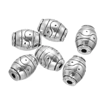 500 One Pack Zinc Alloy DIY Jewelry Accessories Ancient Silver Oval Pattern Perforated Bracelet Loose Beads For Jewelry Making
500 One Pack Zinc Alloy DIY Jewelry Accessories Ancient Silver Oval Pattern Perforated Bracelet Loose Beads For Jewelry Making