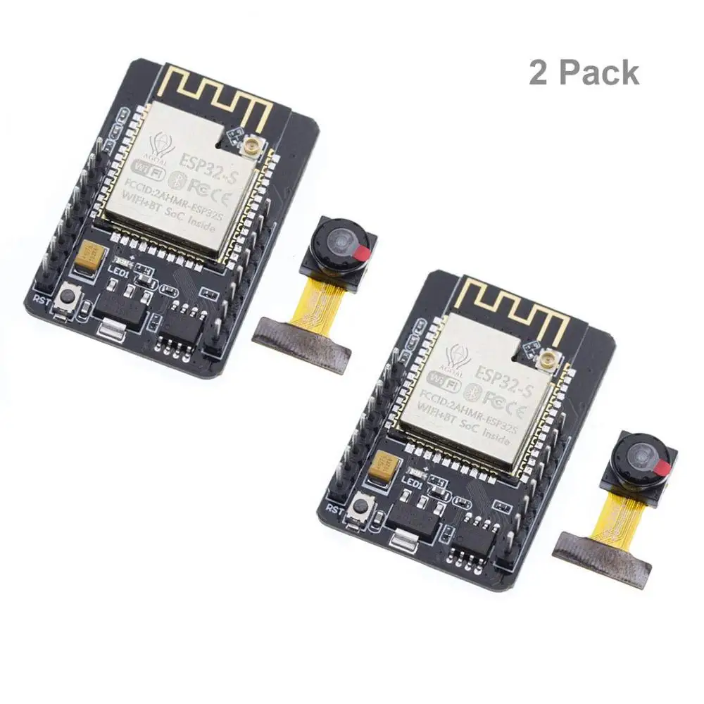 ESP32-CAM ESP-32S WiFi Module ESP32 serial to WiFi ESP32 CAM Development Board 5V Bluetooth with OV2640 Camera Module
ESP32-CAM ESP-32S WiFi Module ESP32 serial to WiFi ESP32 CAM Development Board 5V Bluetooth with OV2640 Camera Module